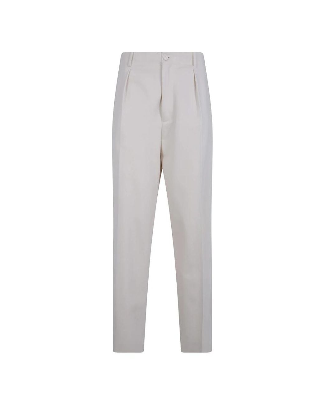 Semicouture Gray Straight Trousers