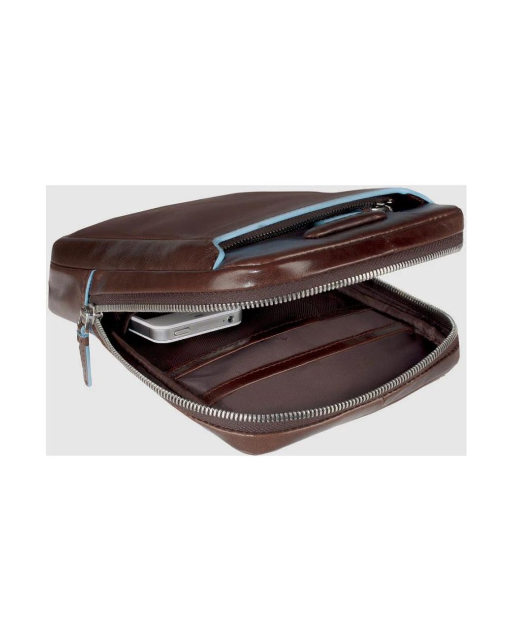 Piquadro Blue Messenger Bags for men