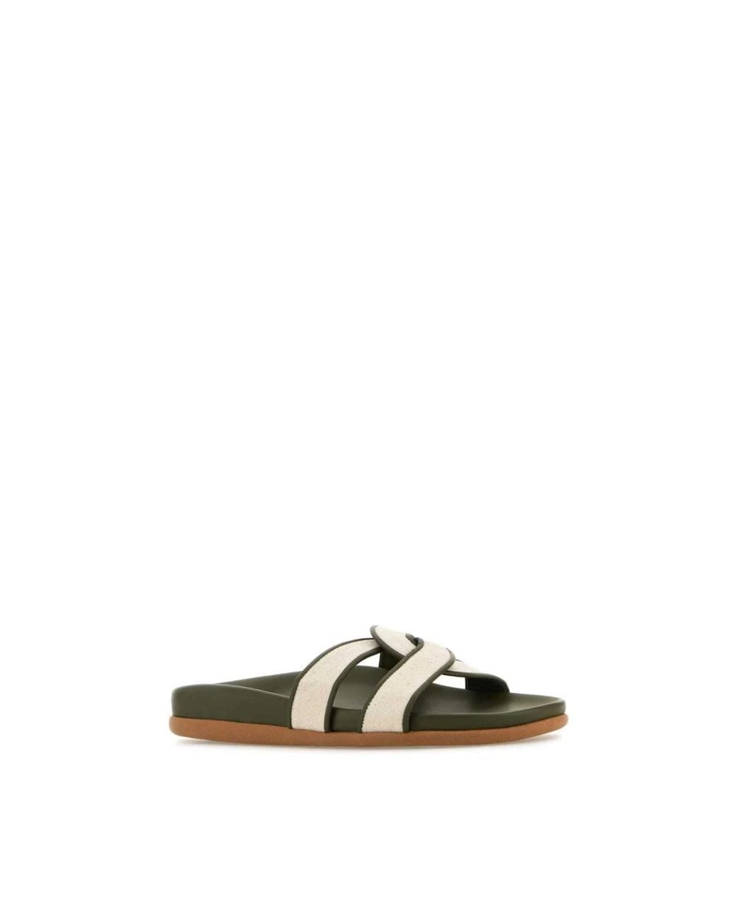 Ancient Greek Sandals Natural Sliders