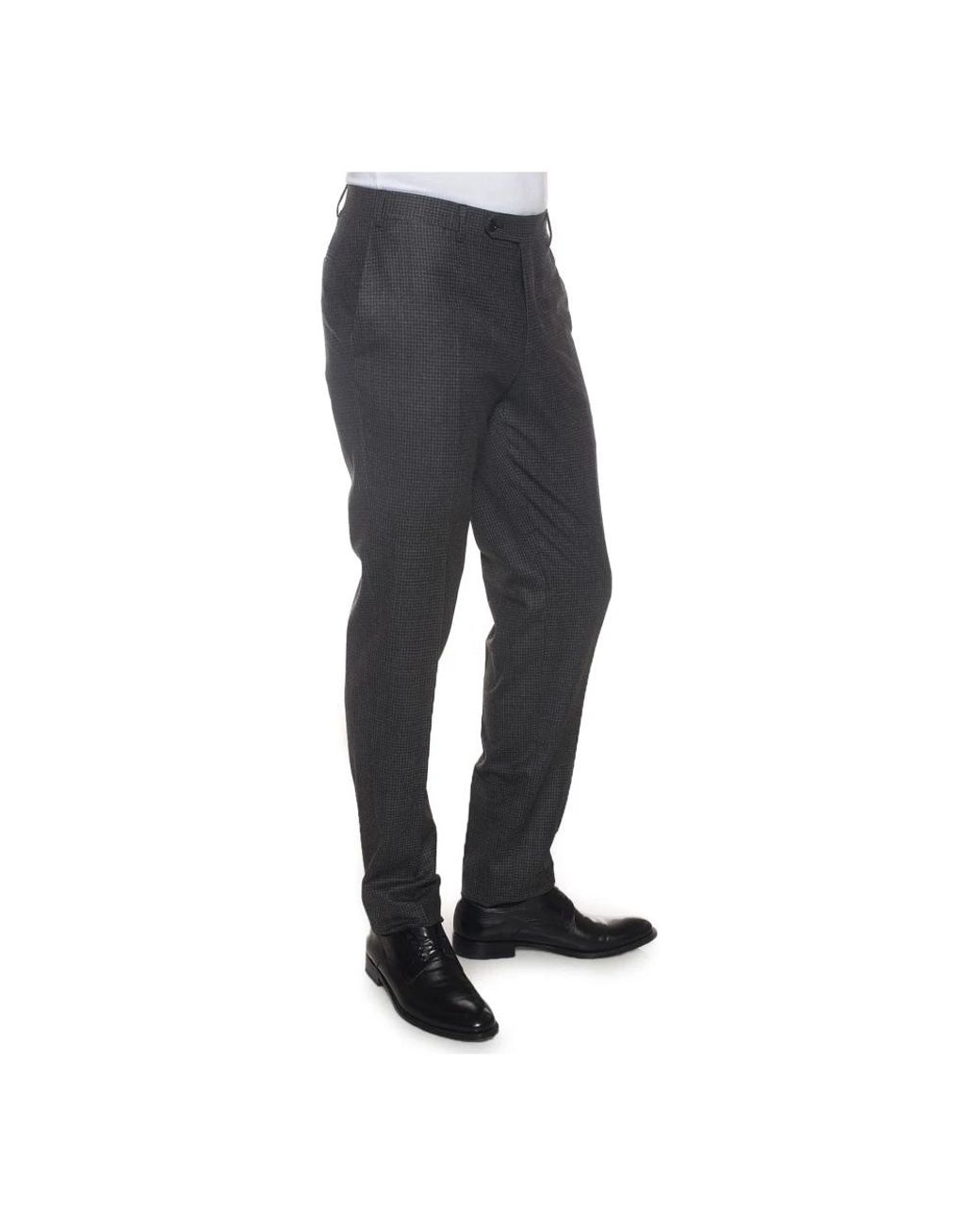 Canali Gray Suit Trousers for men