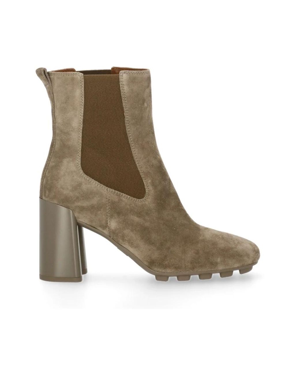 Hogan Brown Heeled Boots
