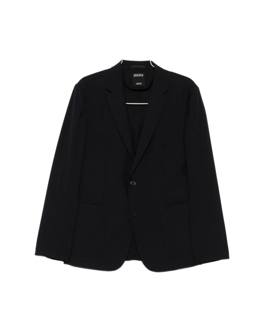 Zegna Black Single Breasted Suits for men
