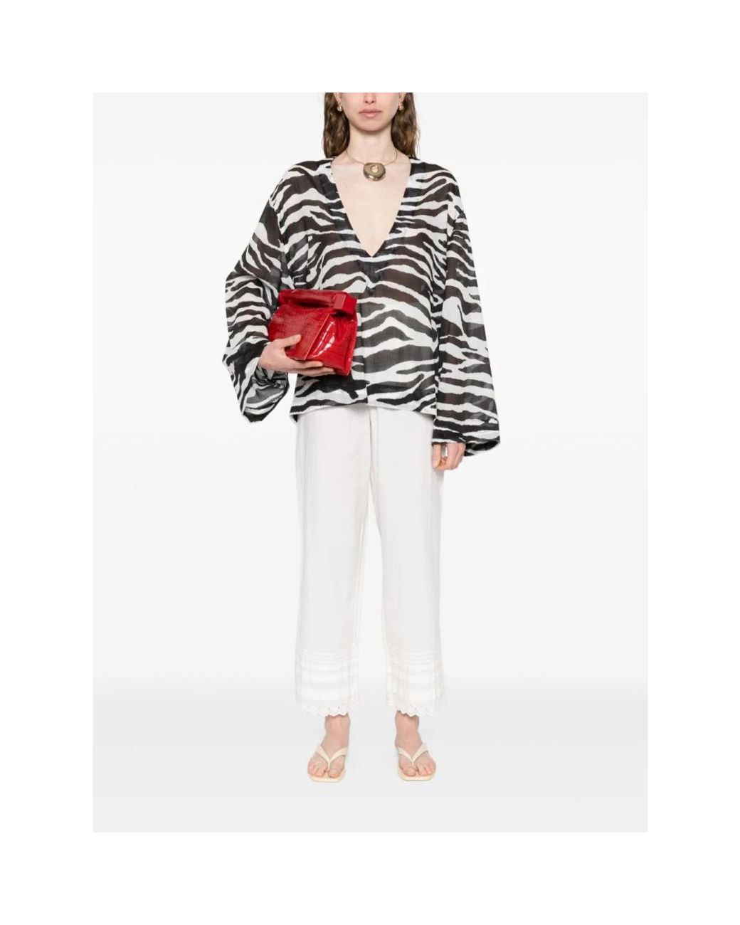 Blouses The Attico de color Black