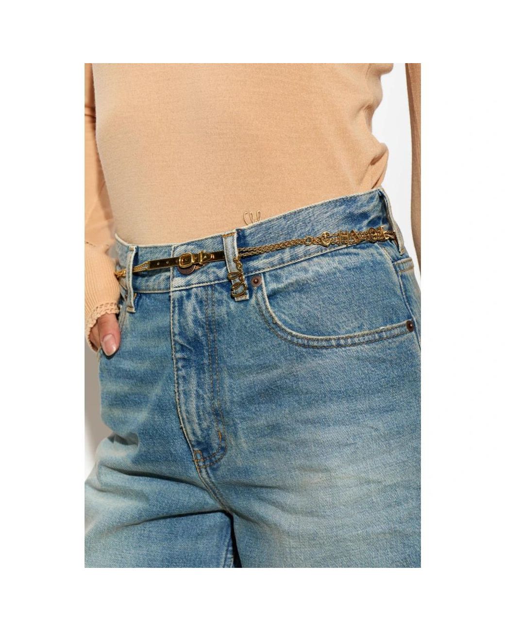 Chloé White Belts