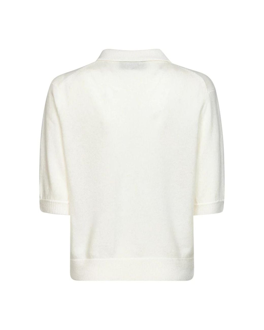 Polo Shirts Kaos de color White