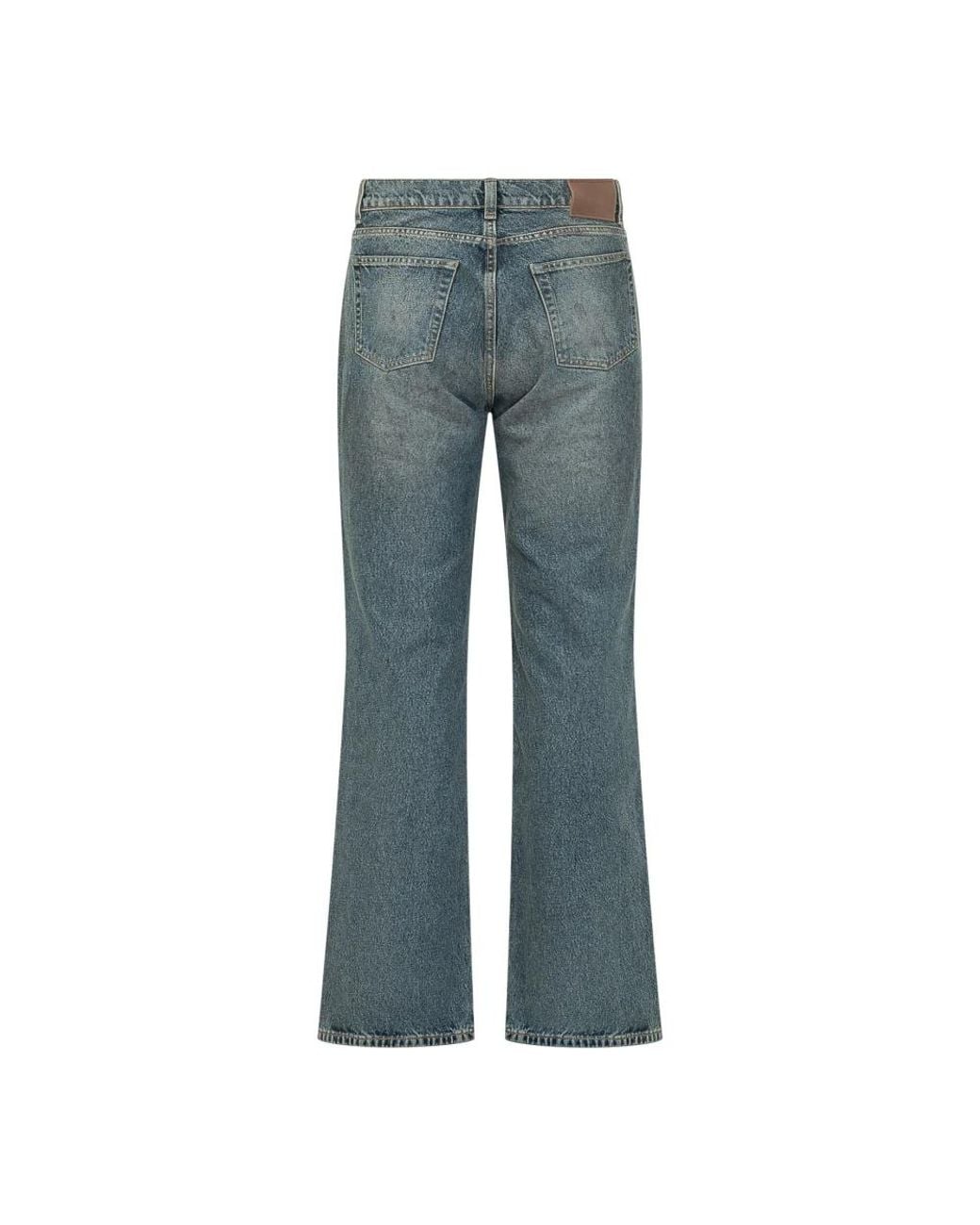 Our Legacy Blue Straight Fit Jeans
