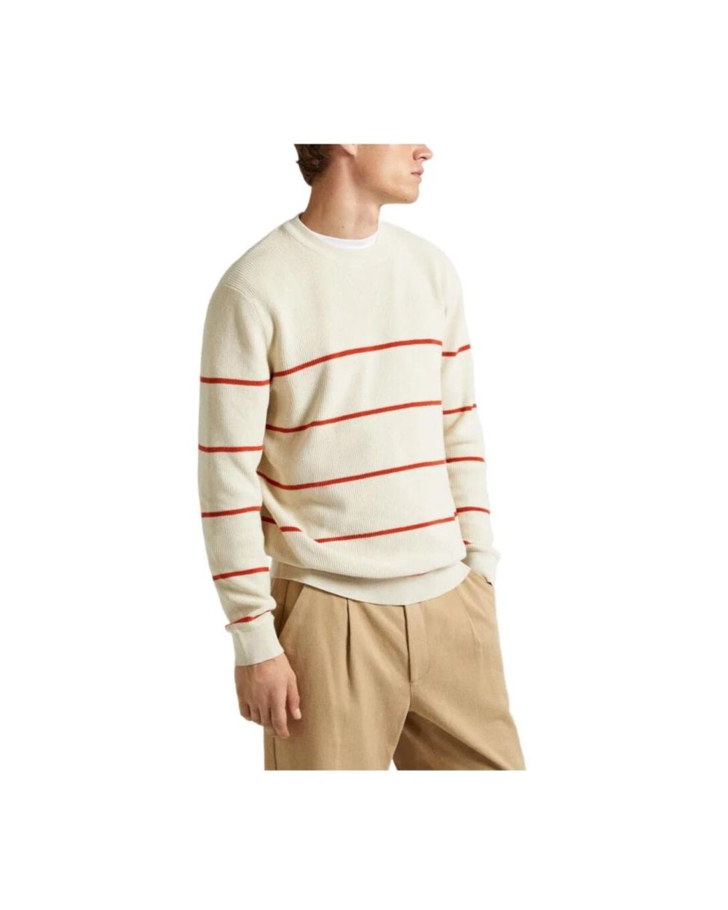 Pepe Jeans Natural Round-Neck Knitwear for men