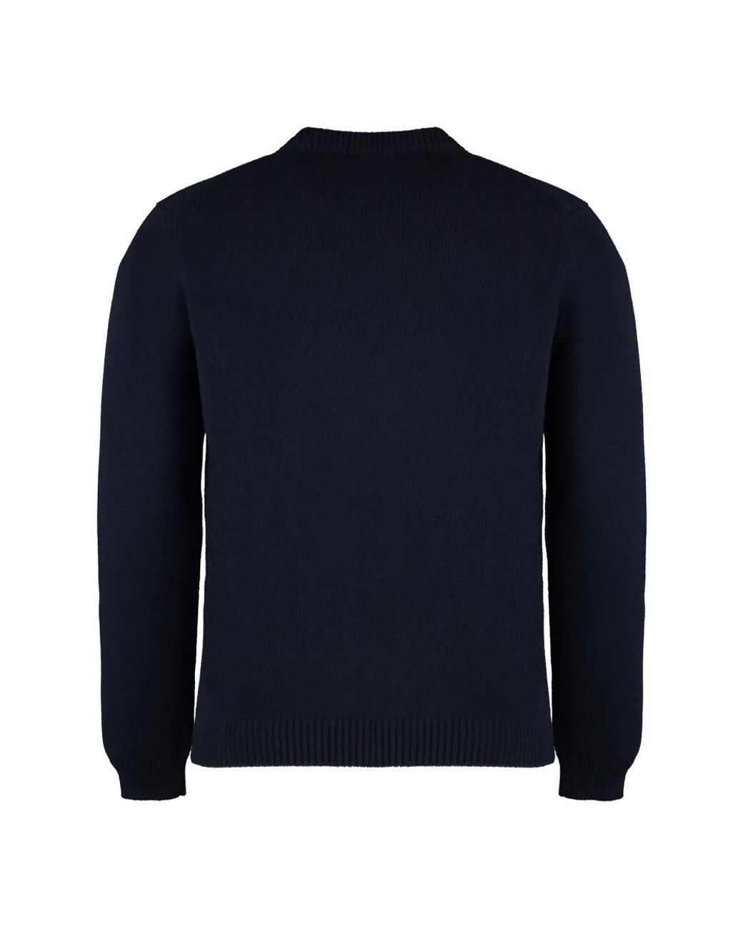 Malo Blue Round-Neck Knitwear for men