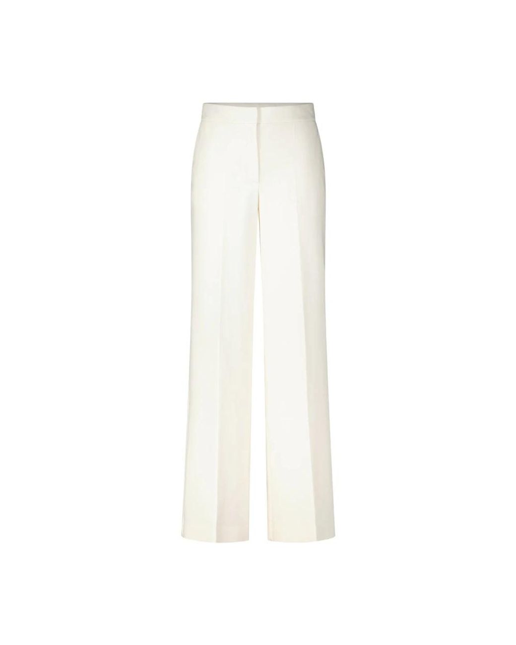 Max Mara White Wide Trousers