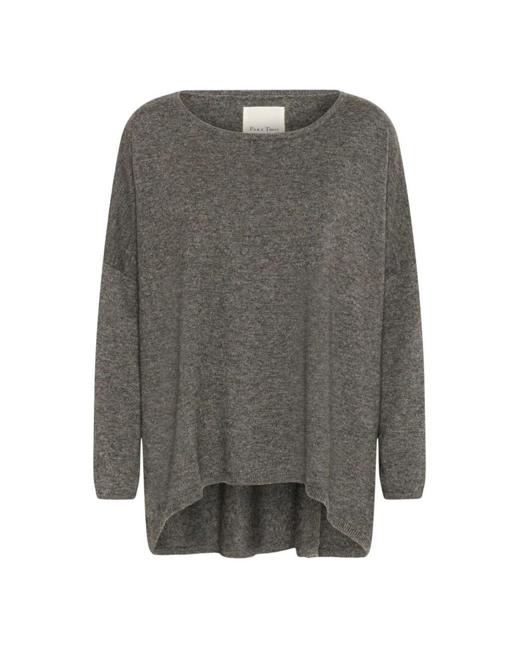 Part Two Gray Tilapw Pullover
