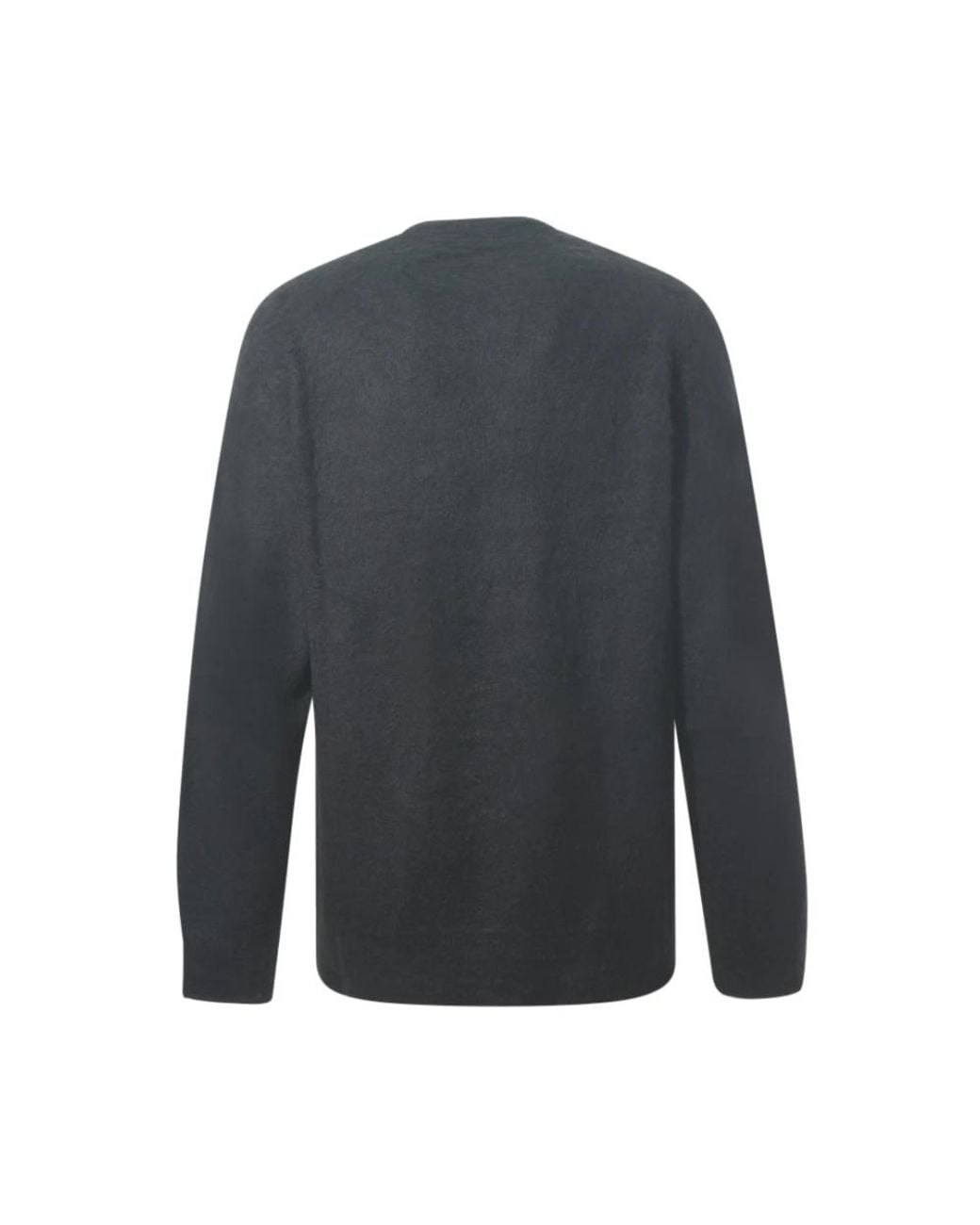 Laneus Gray Round-Neck Knitwear for men