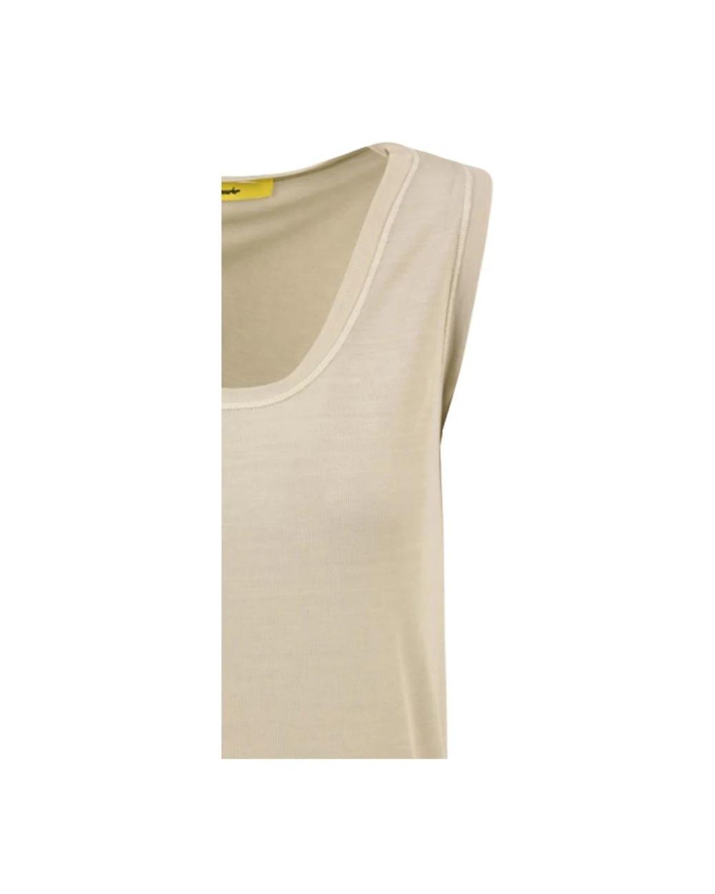 Drumohr Natural Sleeveless Tops
