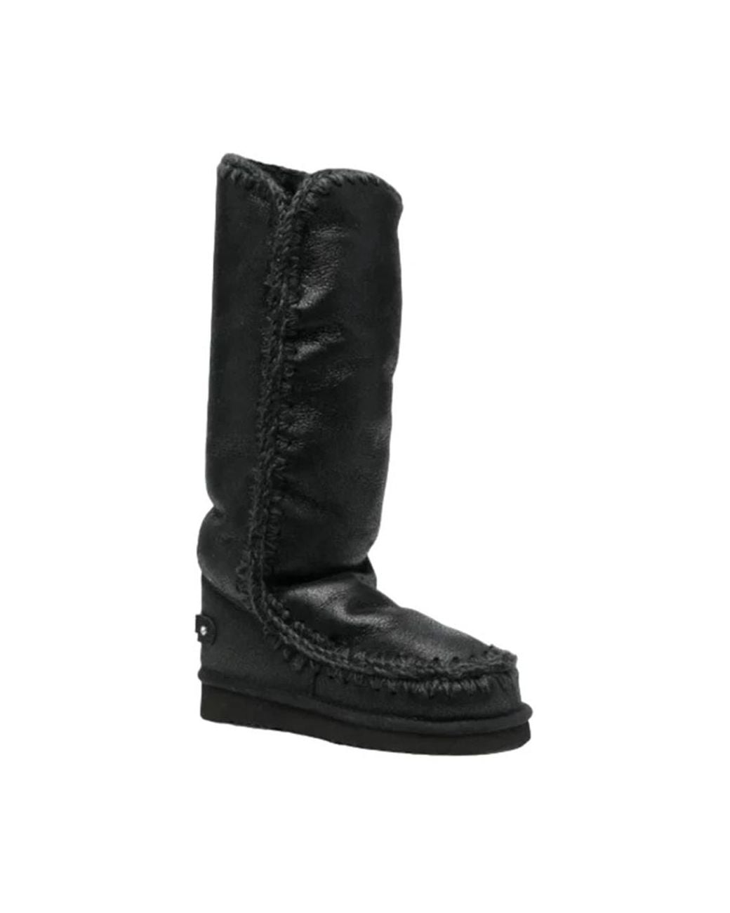 Mou Black Winter Boots