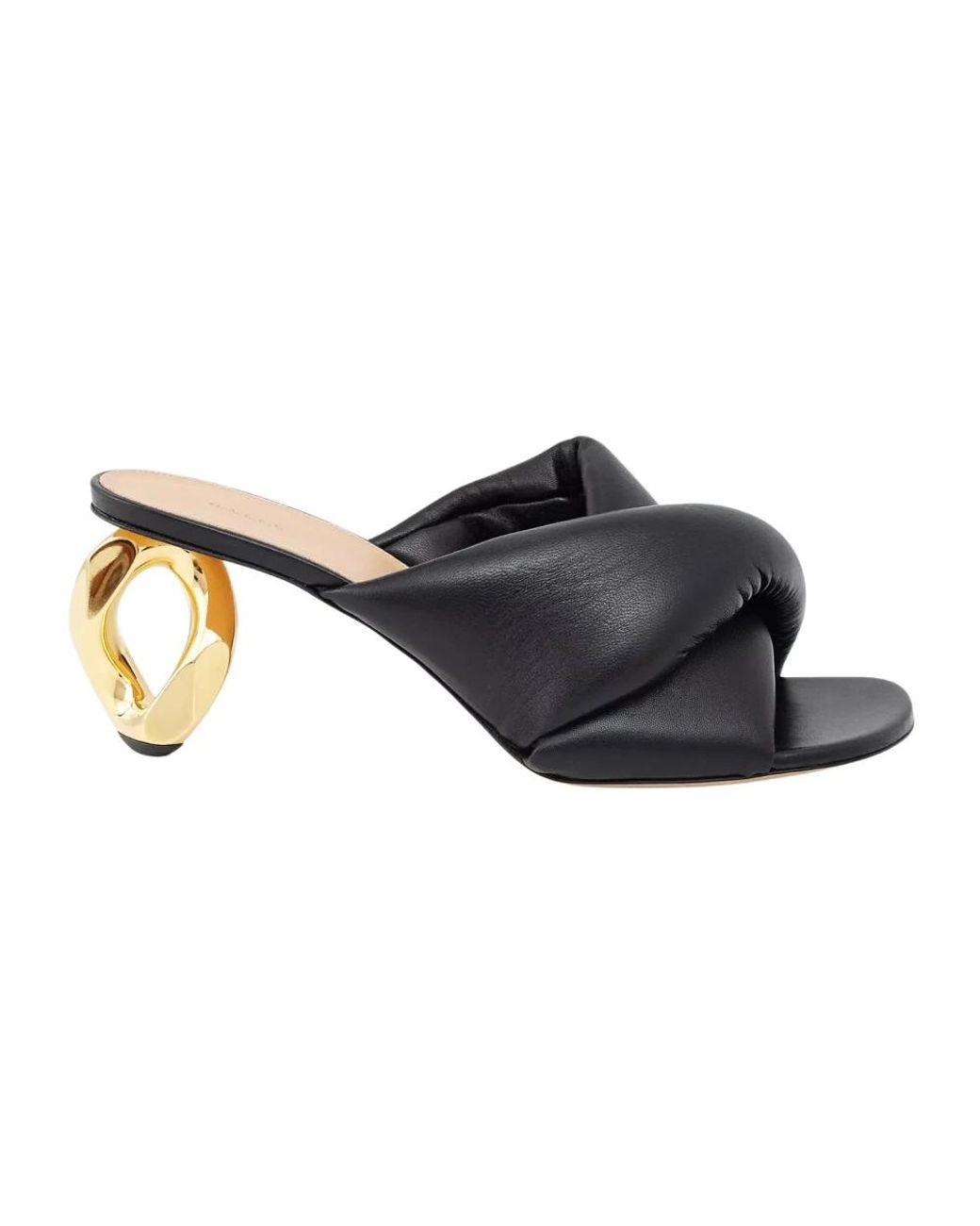 J.W. Anderson Black Heeled Mules