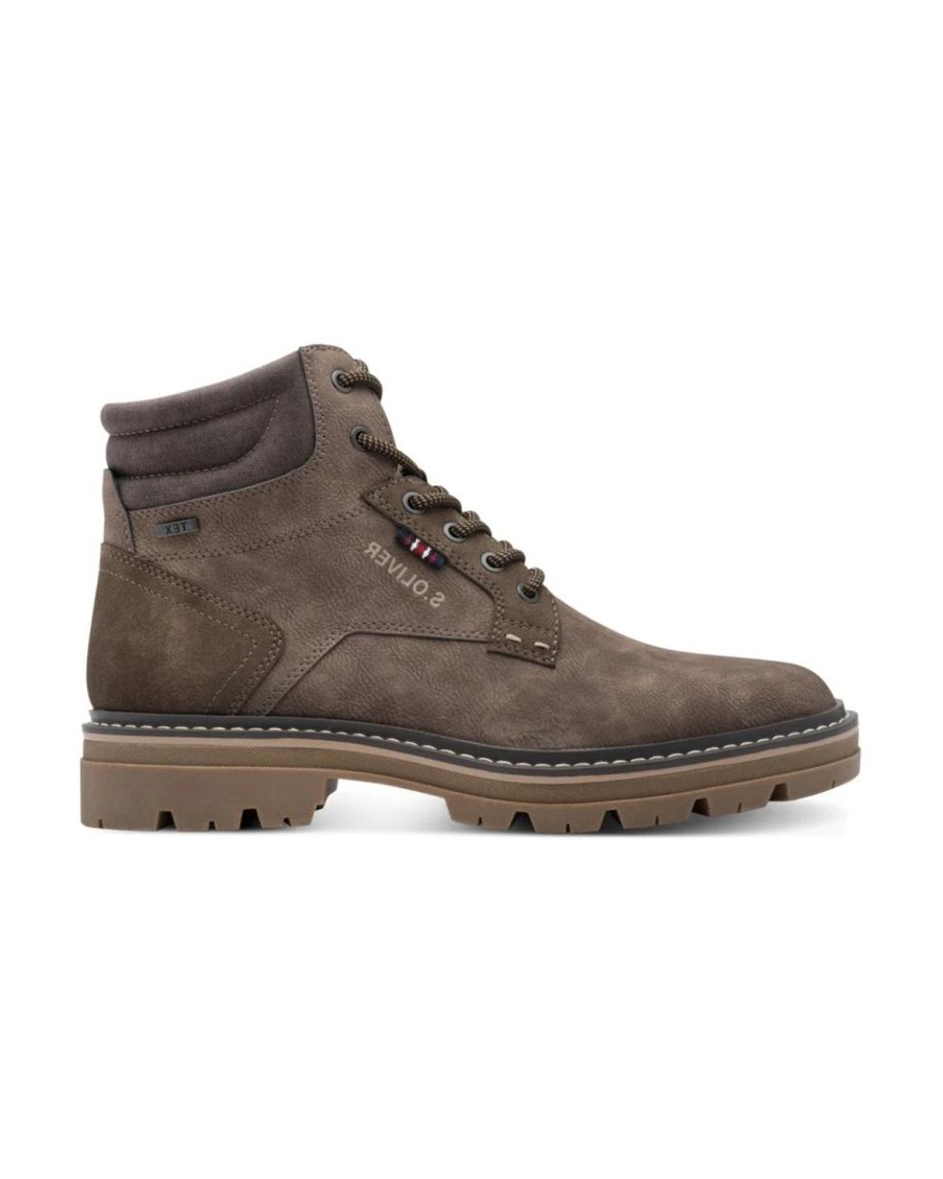 S.oliver Brown Lace-Up Boots for men