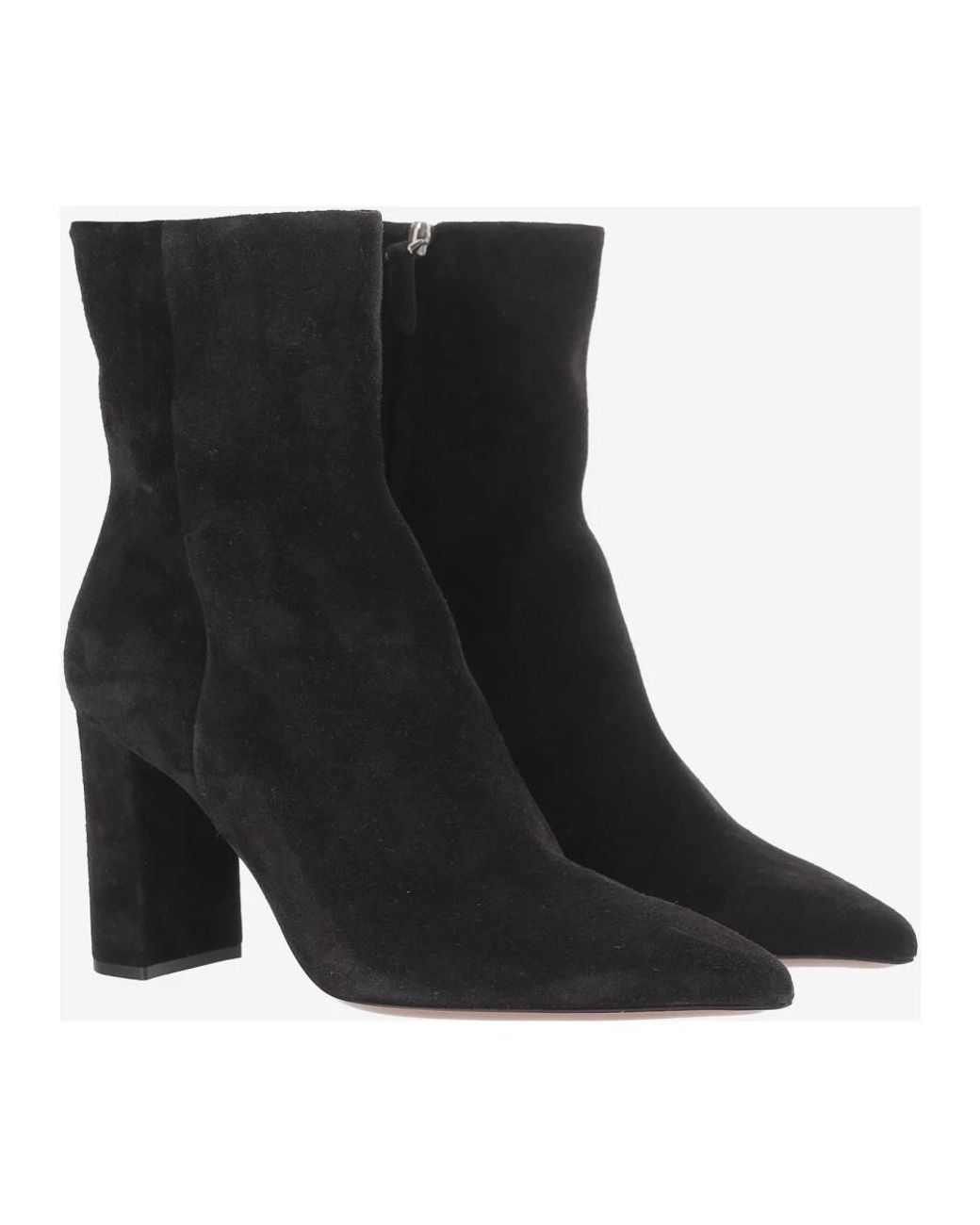 Paris Texas Black Heeled Boots