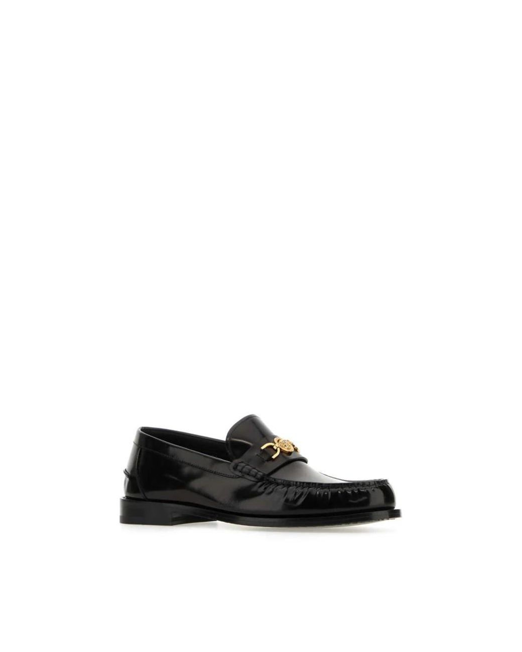 Loafers Versace pour homme en coloris Black