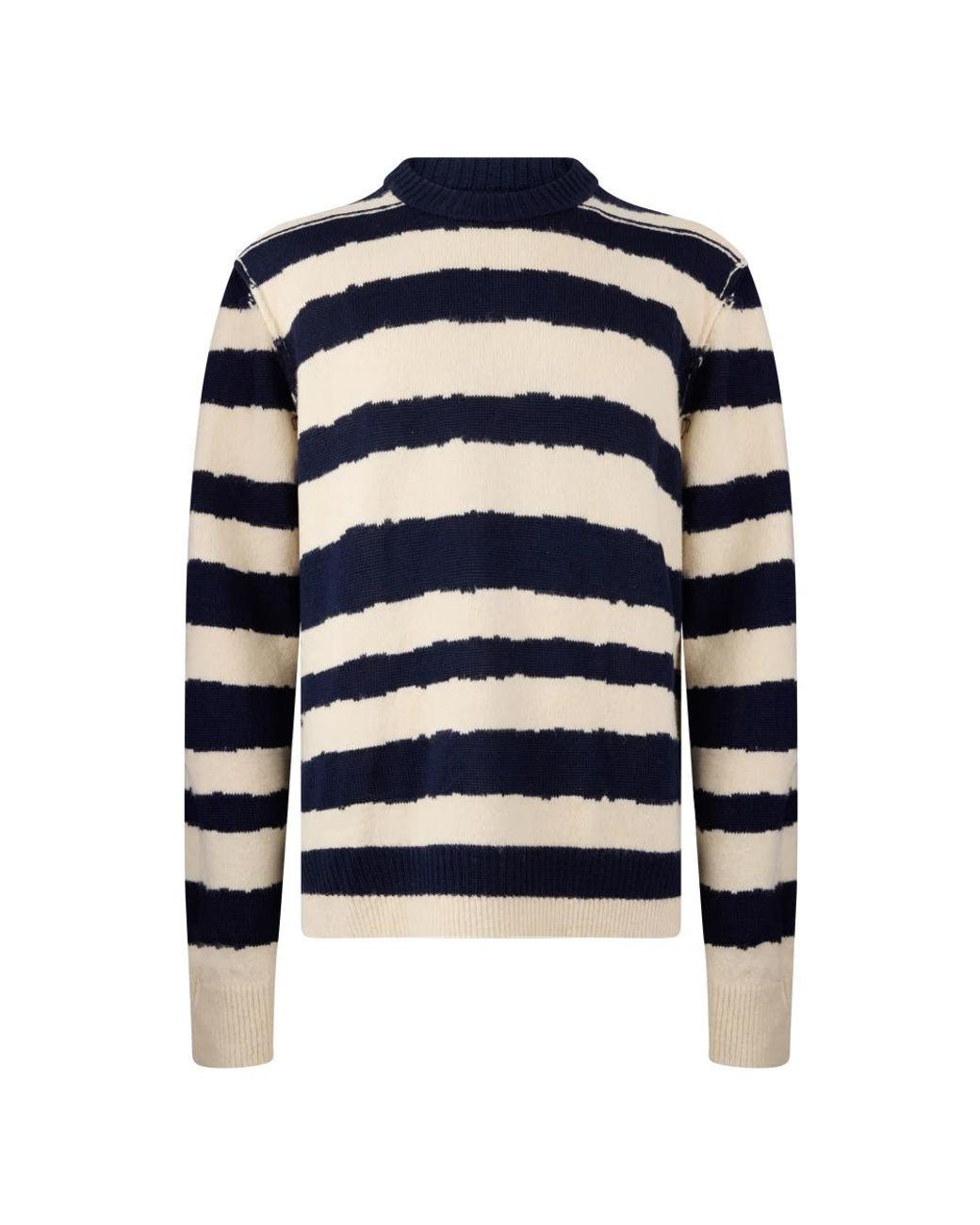 DIESEL Blue Round-Neck Knitwear for men
