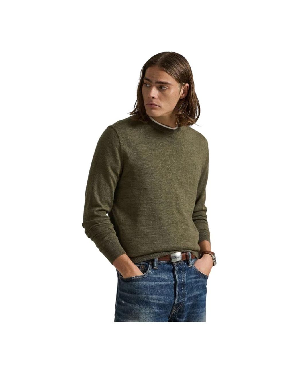 Ralph Lauren Green Round-Neck Knitwear for men