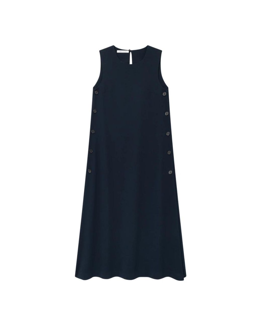 Mark Kenly Domino Tan Blue Midi Dresses