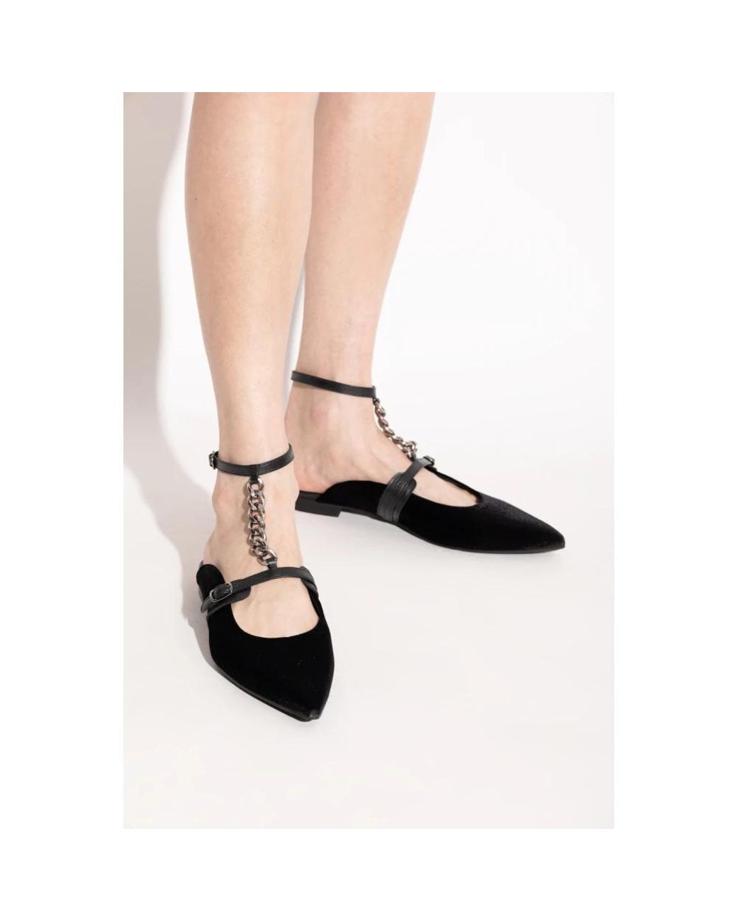 Munthe Black Ballerinas