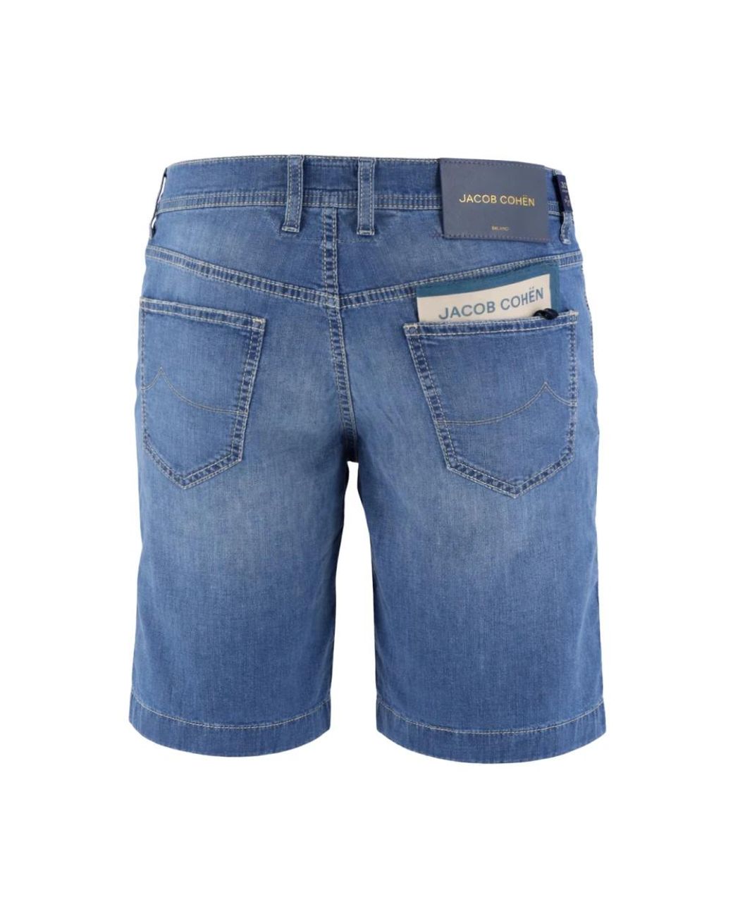 Jacob Cohen Blue Denim Shorts for men