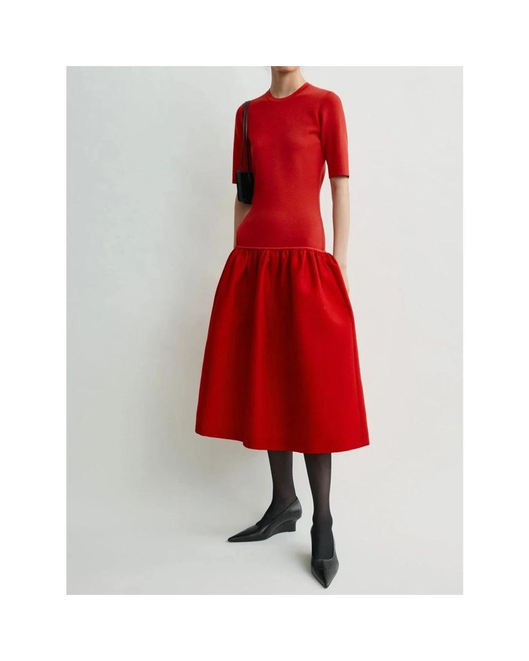 Totême Red Midi Dresses