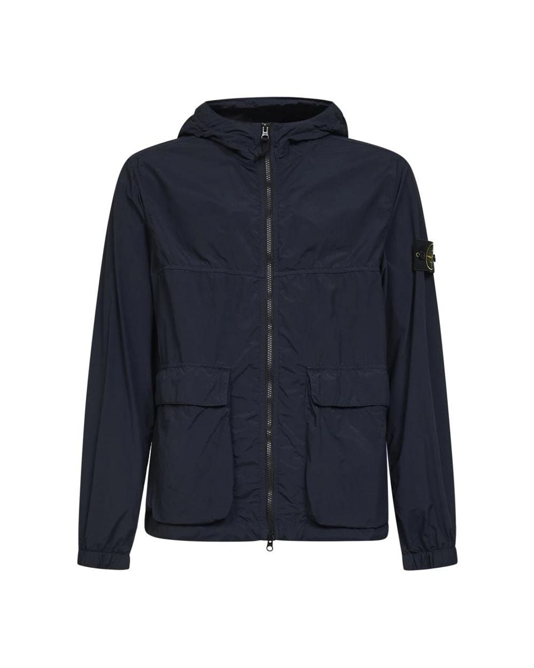 Stone Island Blue Light Jackets for men