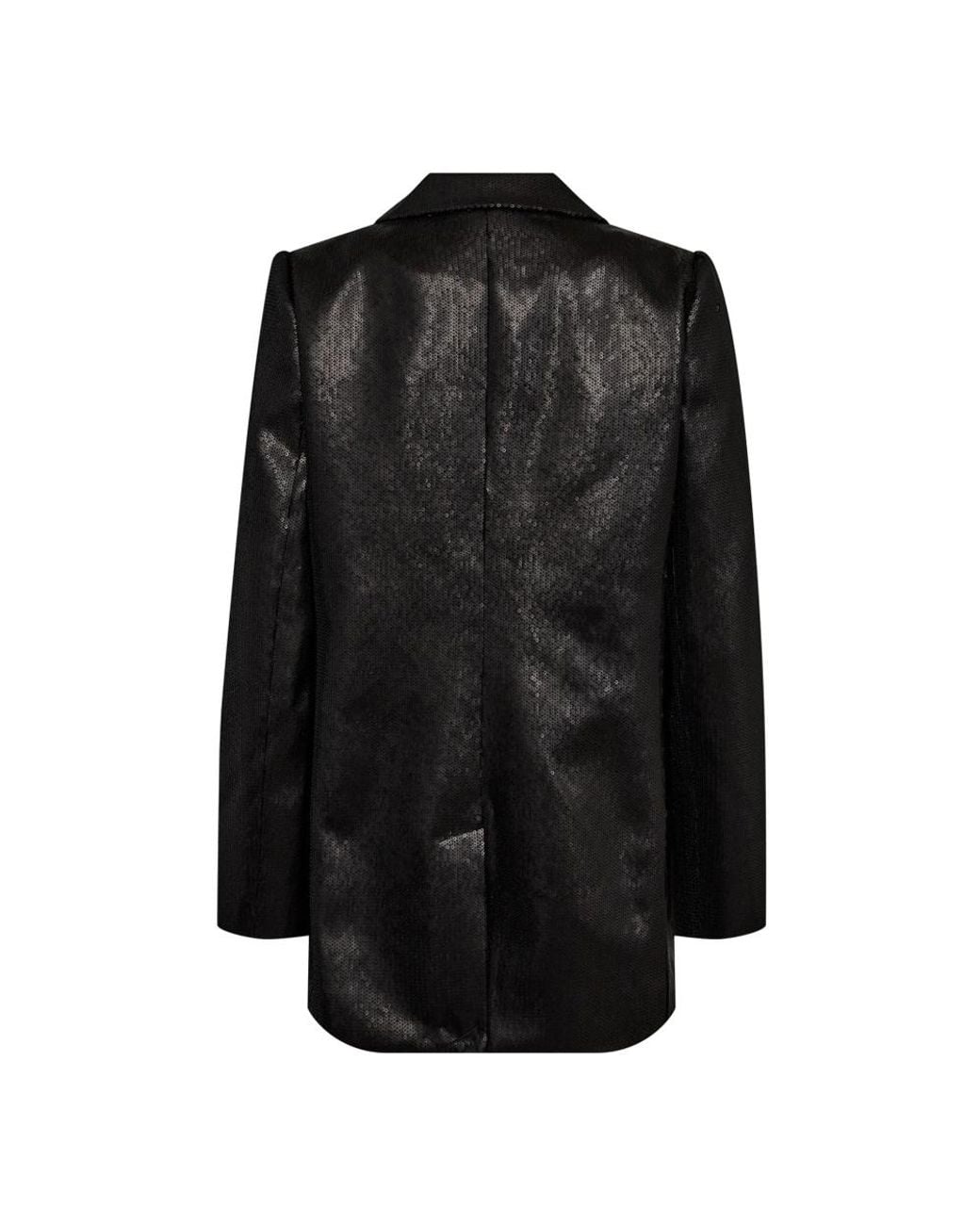 Blazers co'couture de color Black