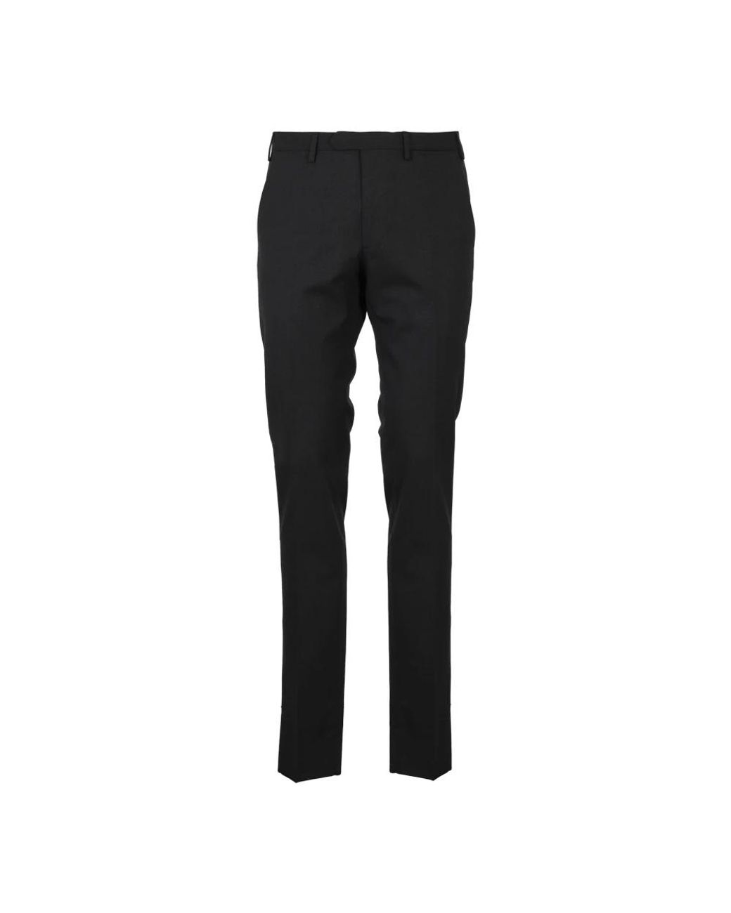 Santaniello Black Slim-Fit Trousers for men
