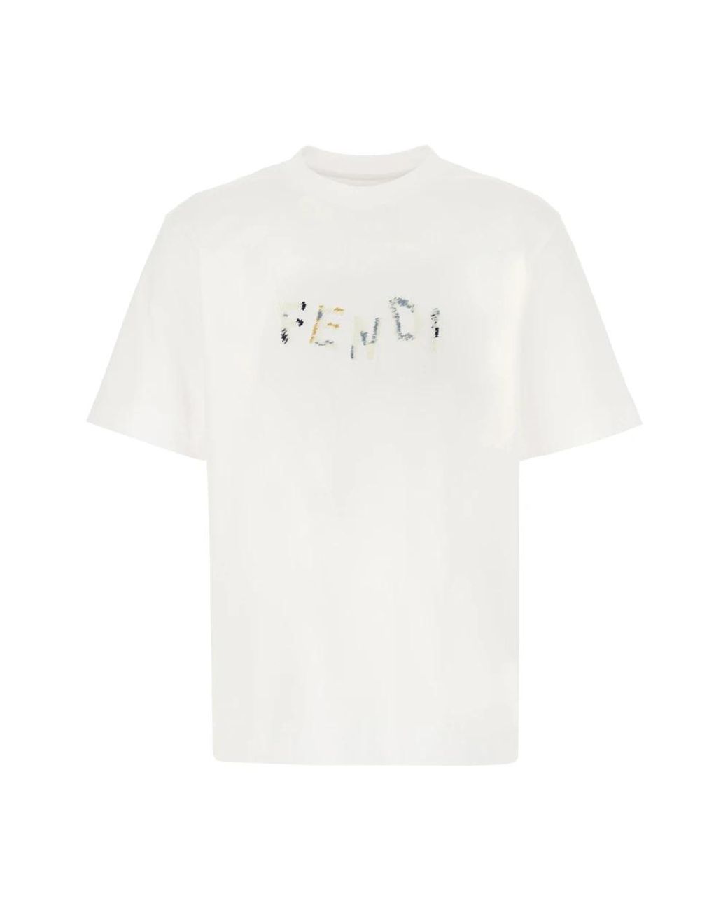 Fendi T-Shirts in White for Men | Lyst UK