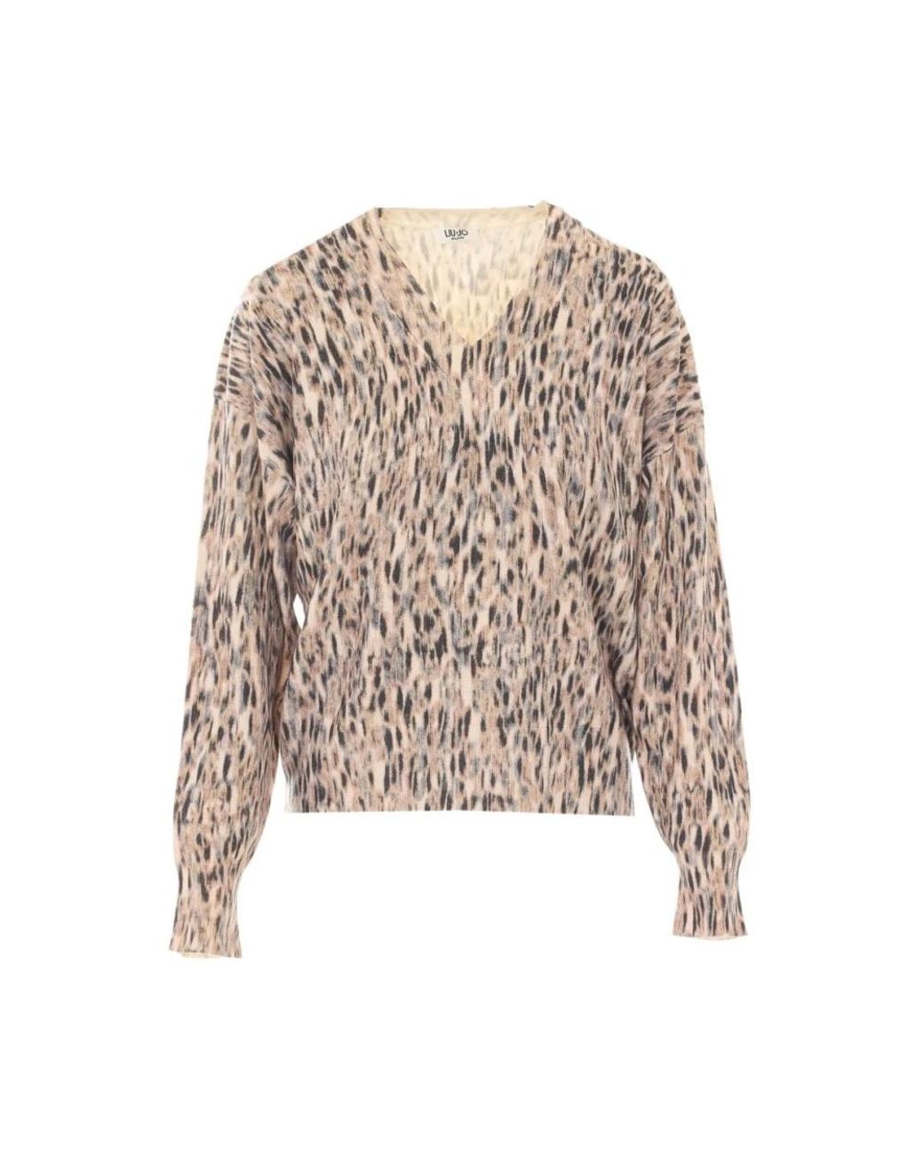 Liu Jo Natural V-Neck Knitwear