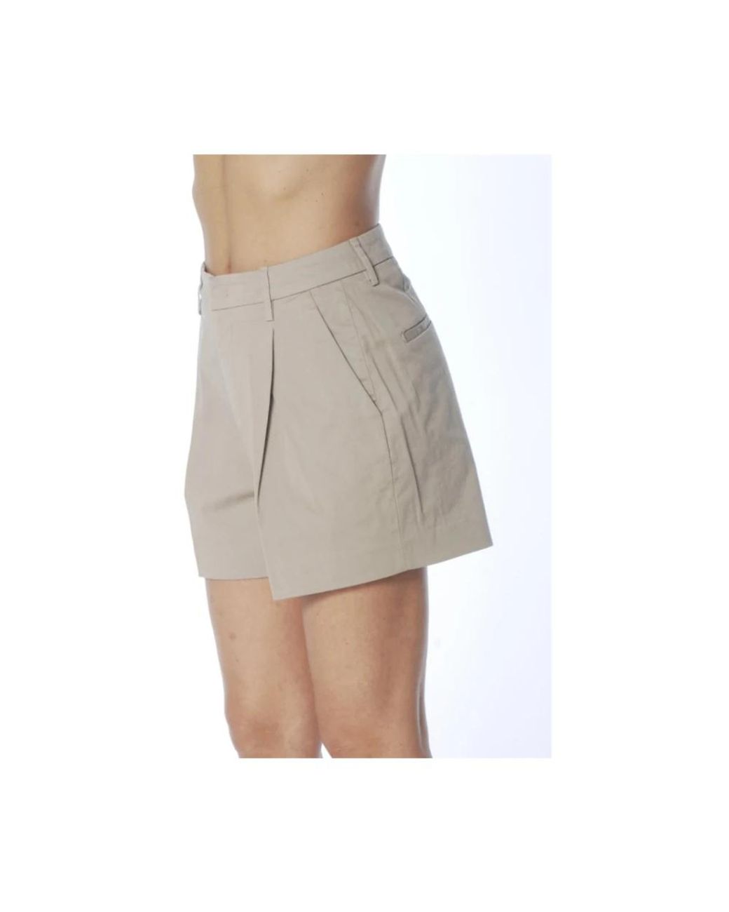 Dondup Gray Short Shorts