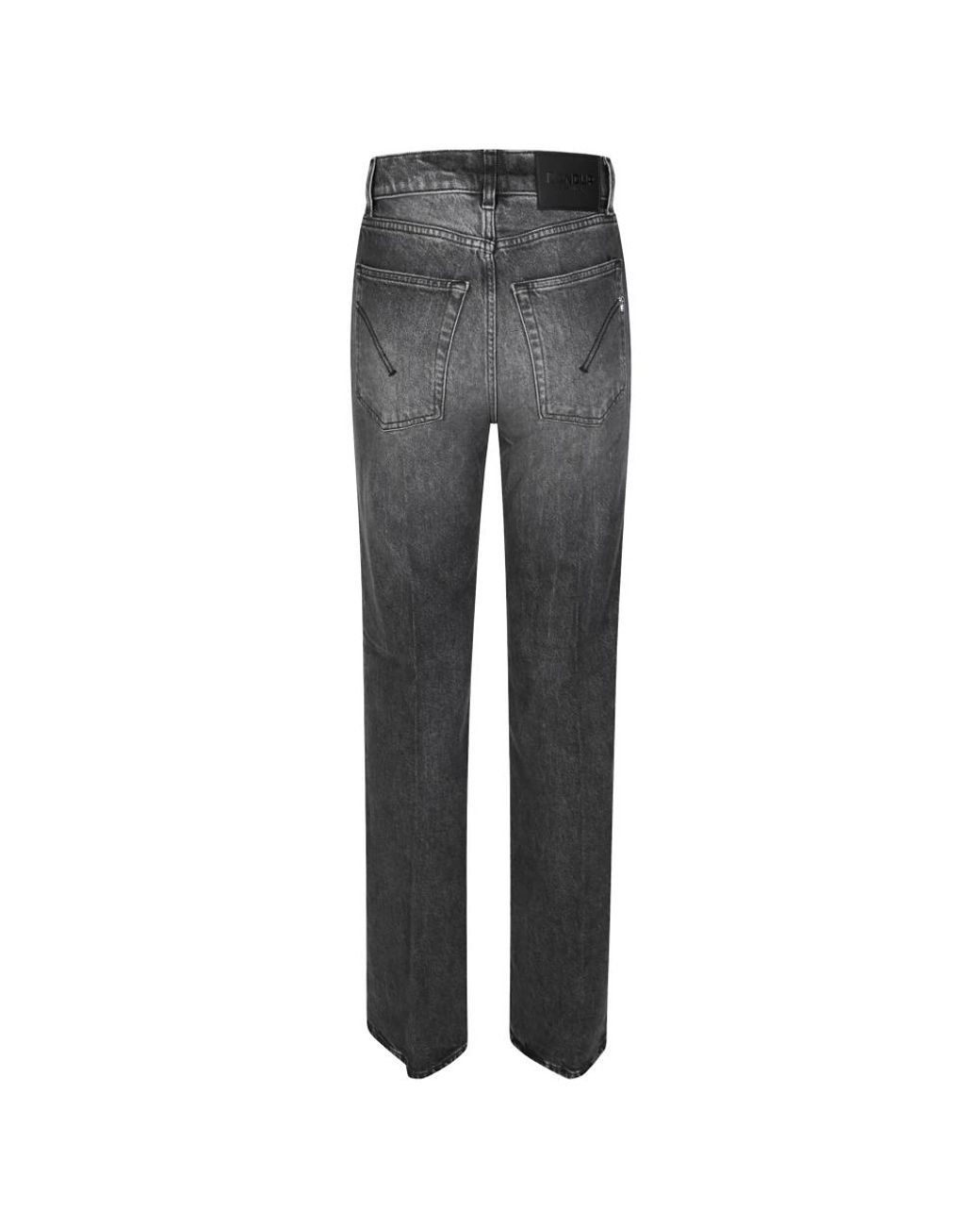 Dondup Gray Straight Fit Jeans