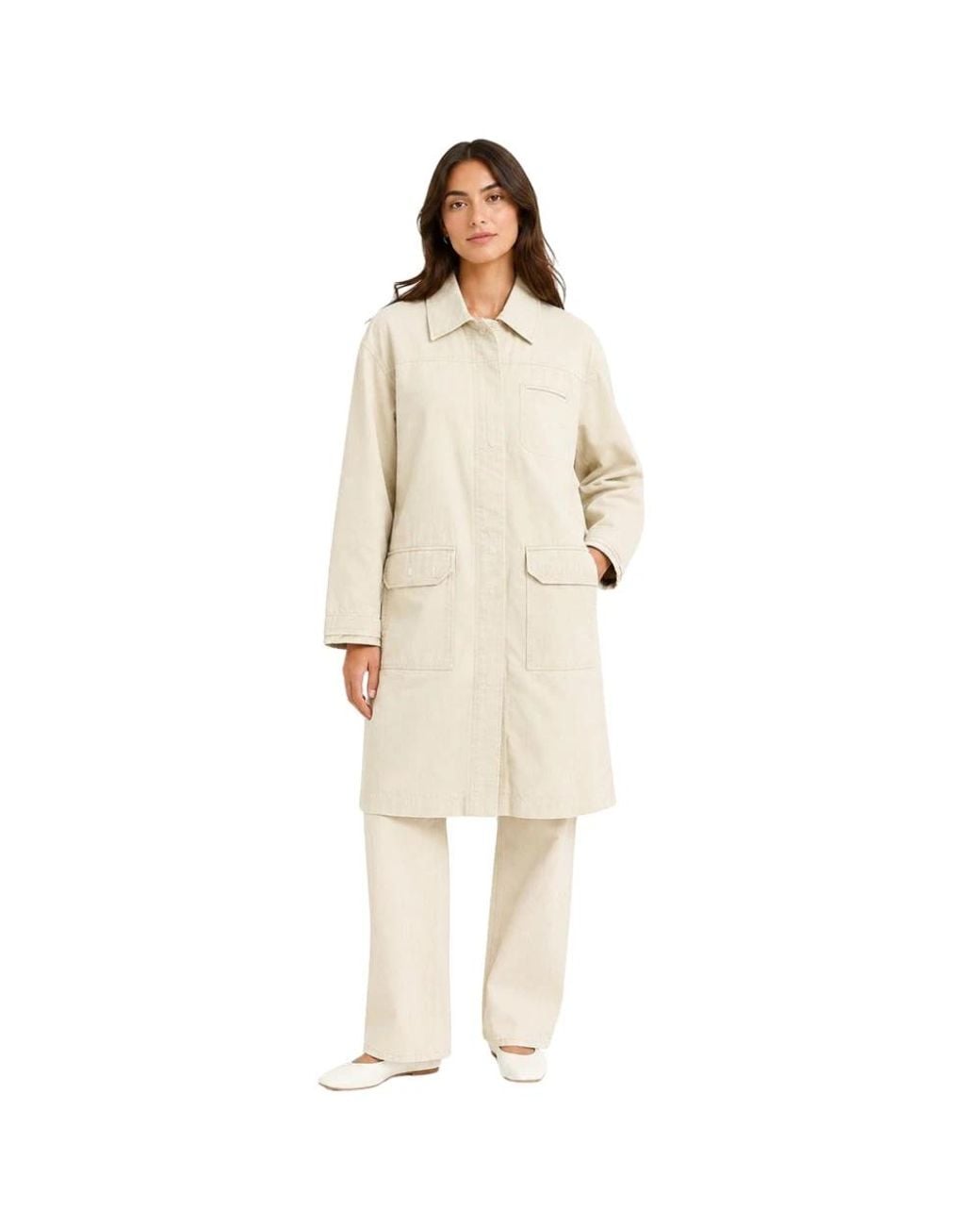 Parajumpers Natural Single-Breasted Coats