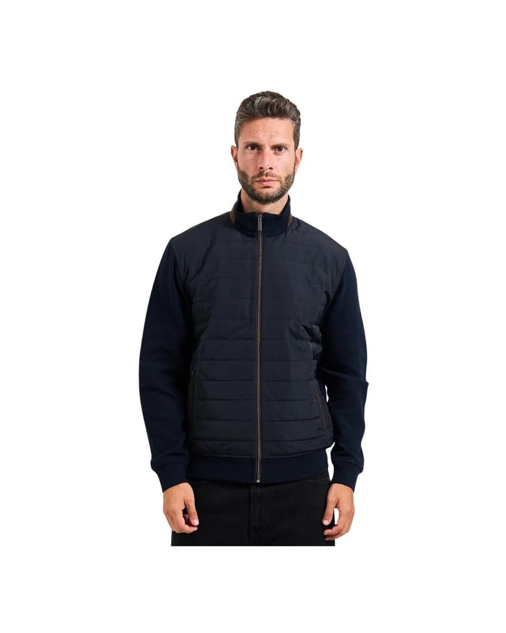 Bugatti Blue Winter Jackets for men