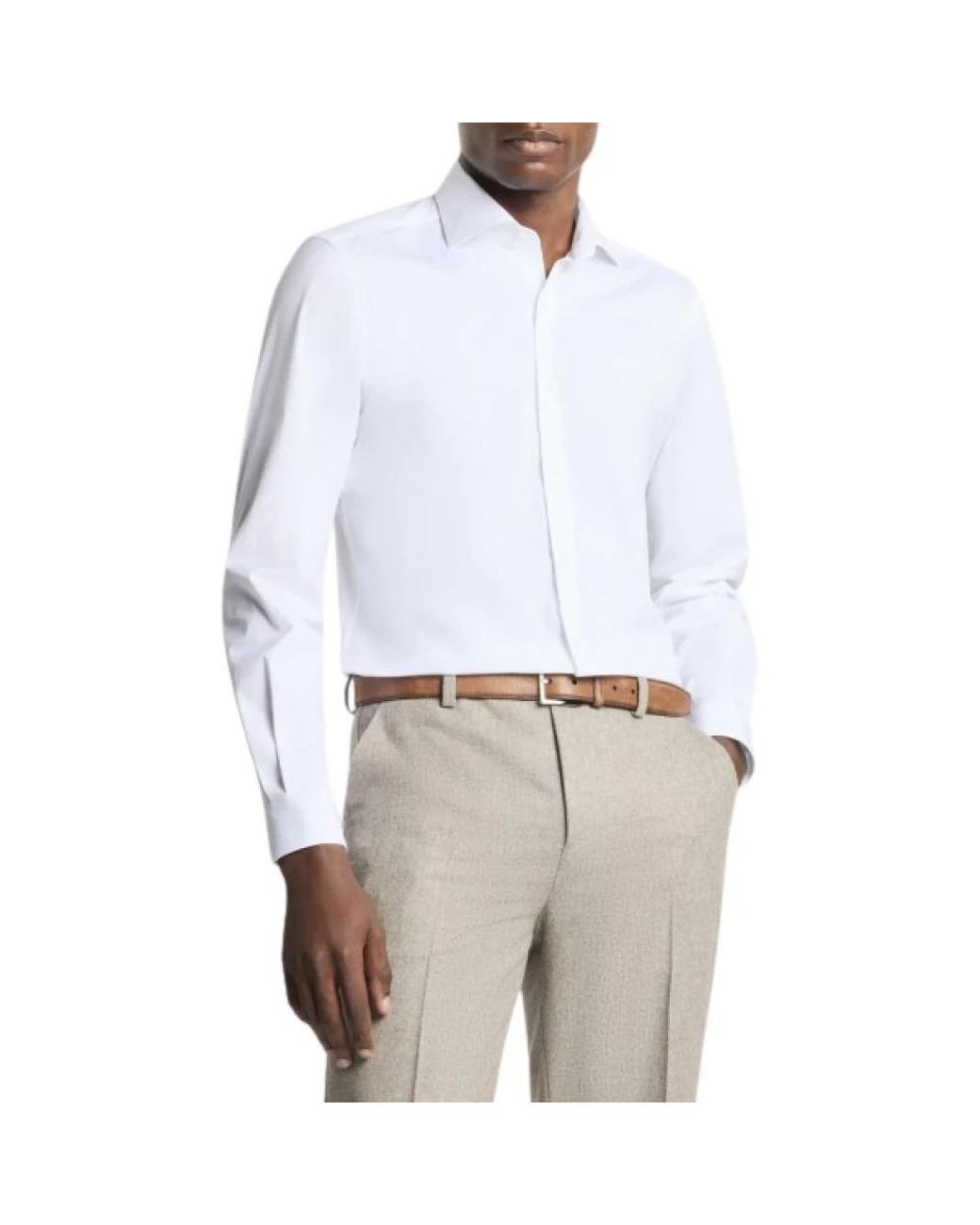 Fay White Formal Shirts for men