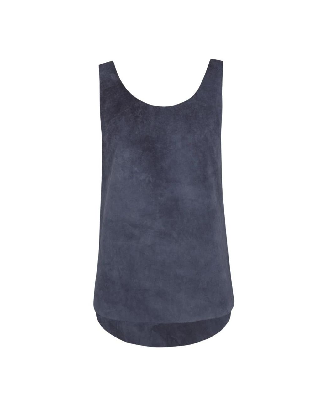Cortana Blue Sleeveless Tops