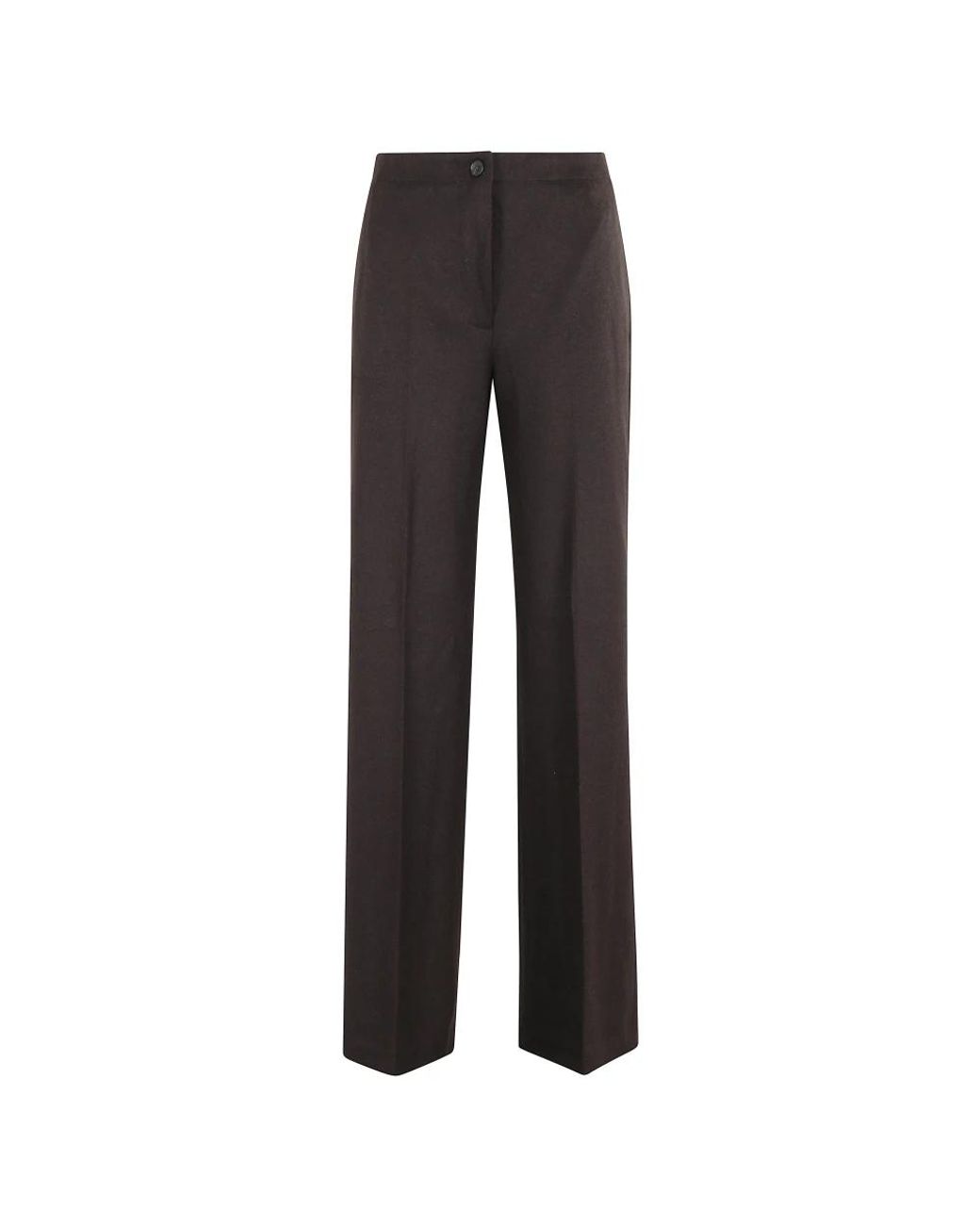 Seventy Donkerbruine Elastische Taillebroek in het Gray