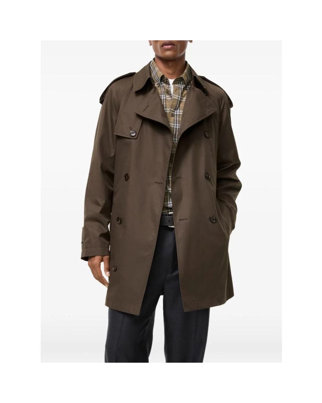 Burberry Brown Trench Coats for men