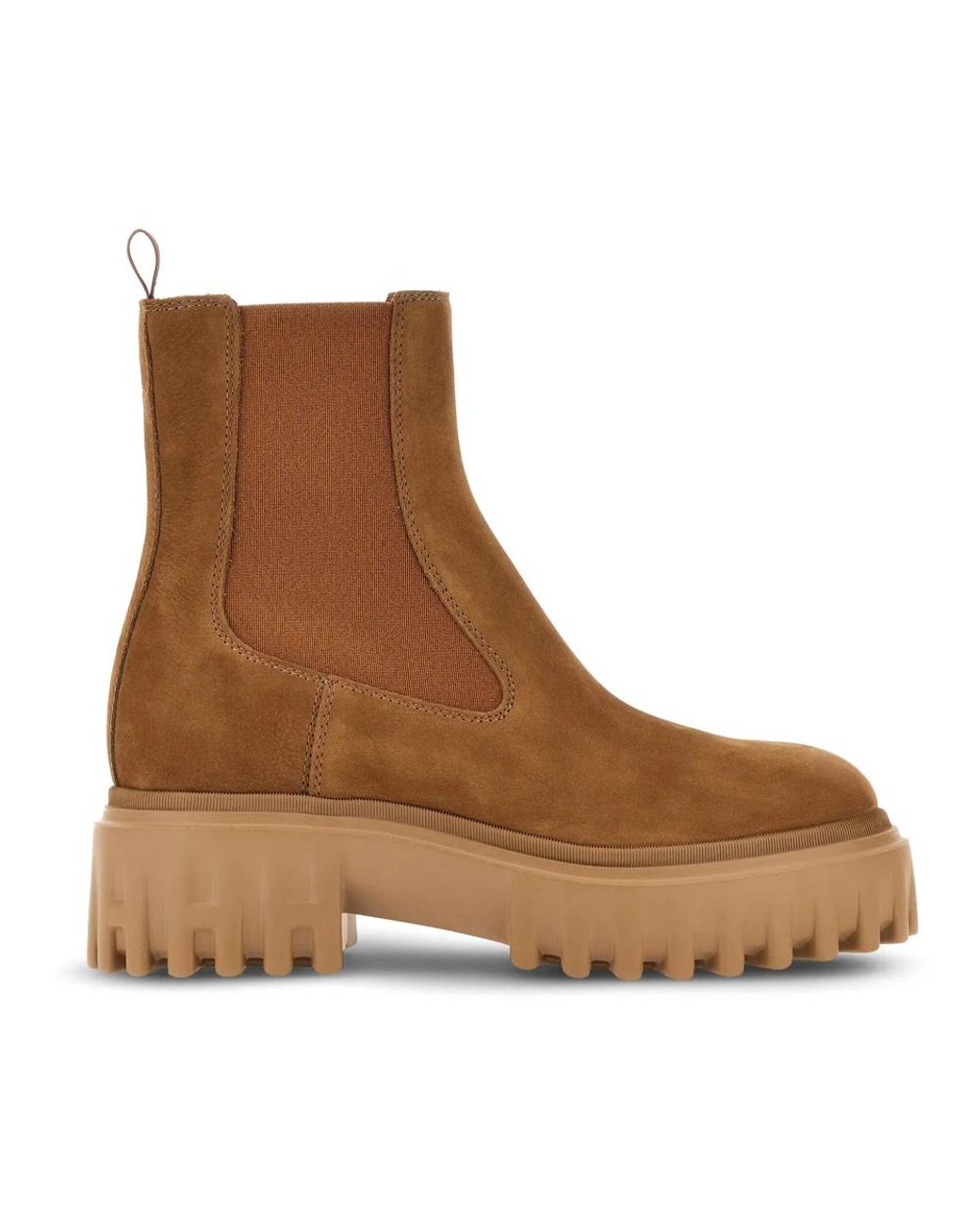 Hogan Brown Chelsea Boots