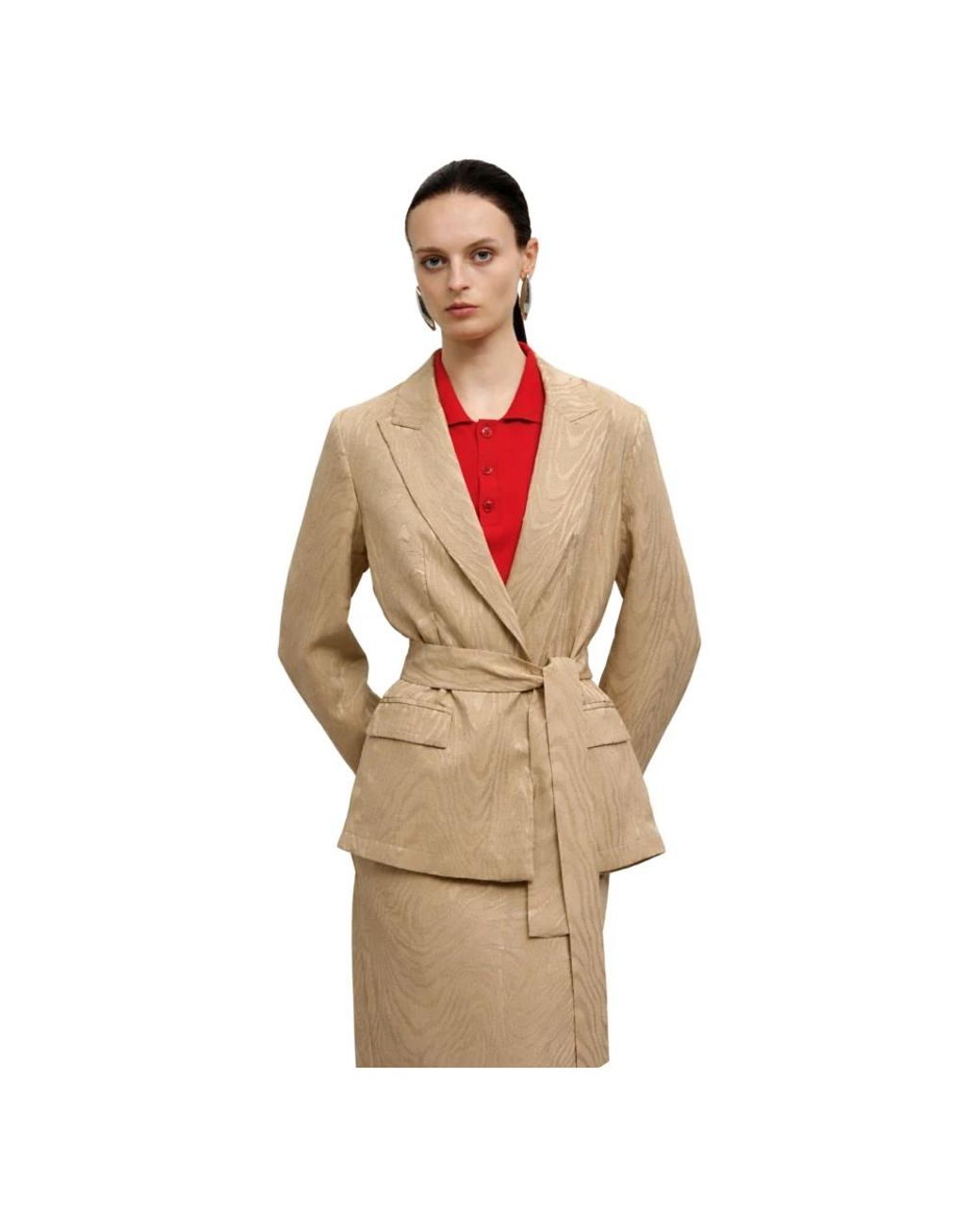 Erika Cavallini Semi Couture Metallic Blazers