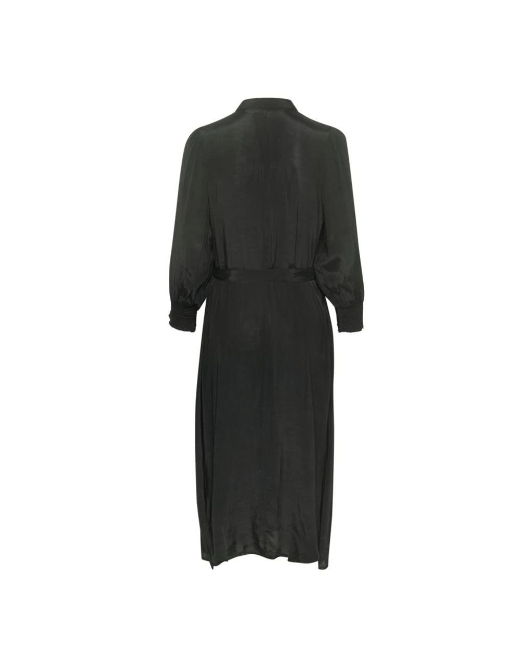 Shirt Dresses Kaffe de color Black