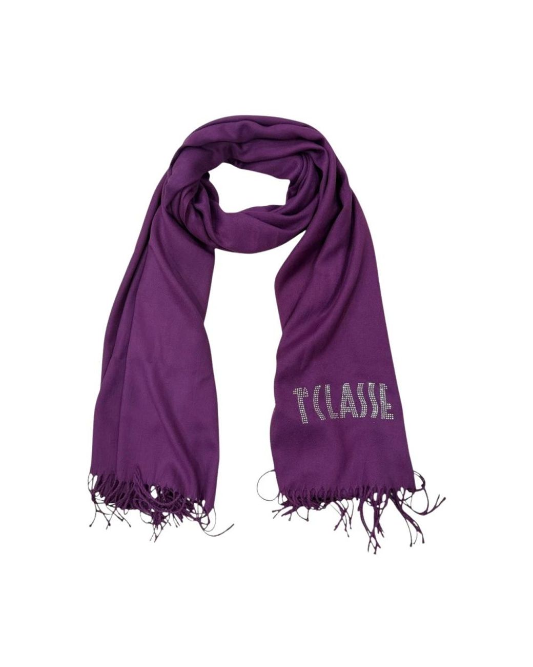 Alviero Martini 1A Classe Purple Winter Scarves