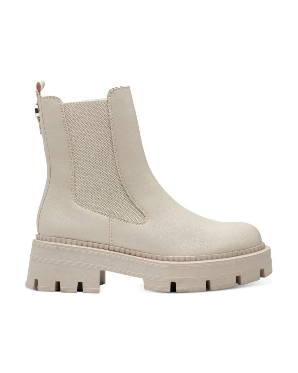 Tamaris Natural Chelsea Boots