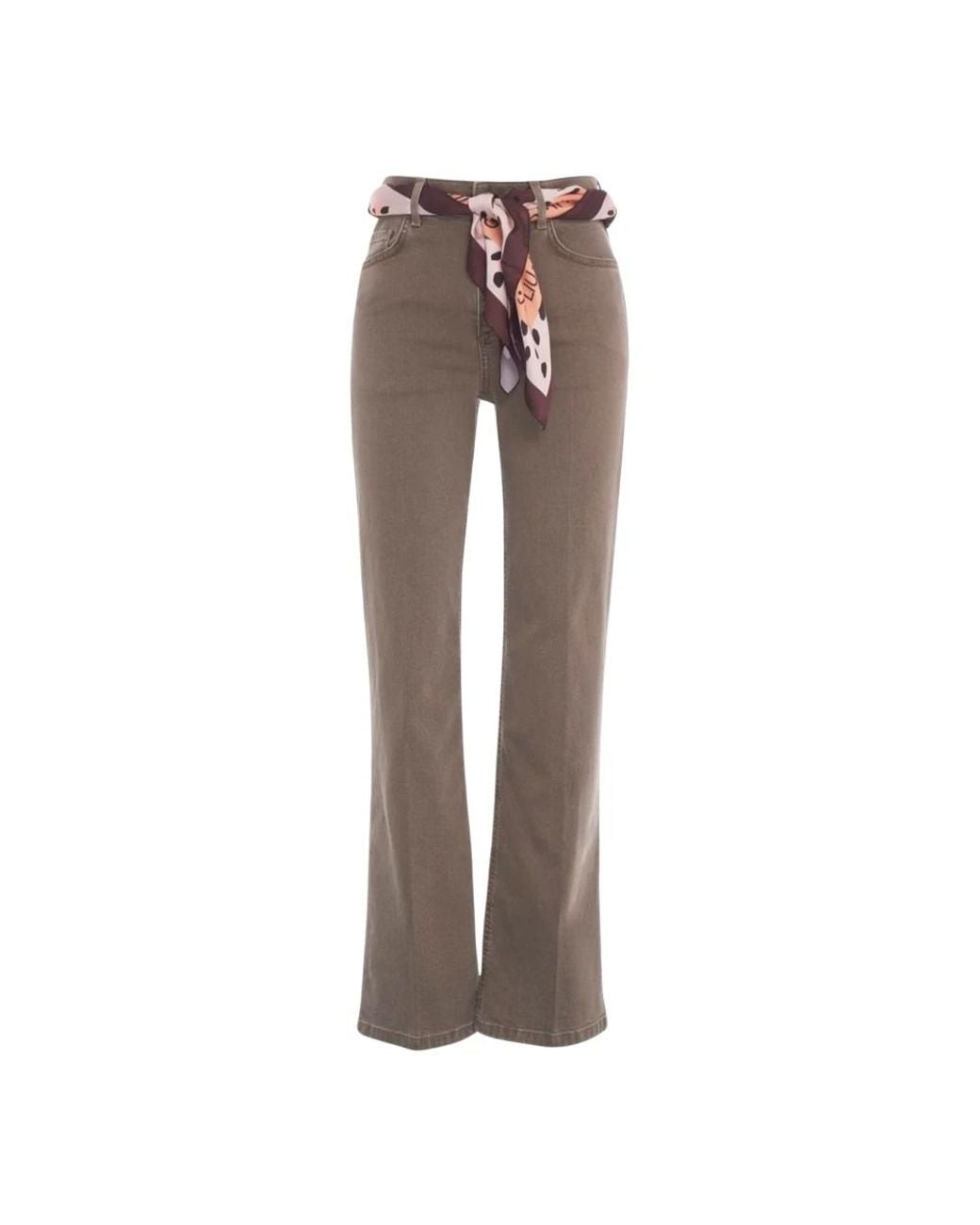 Liu Jo Brown Flare Jeans