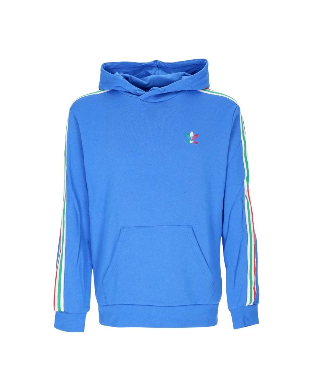 Adidas Fitness ,Blauw ,Katoen Nations Hoody Lichtgewicht Sweatshirt in het Blue voor heren