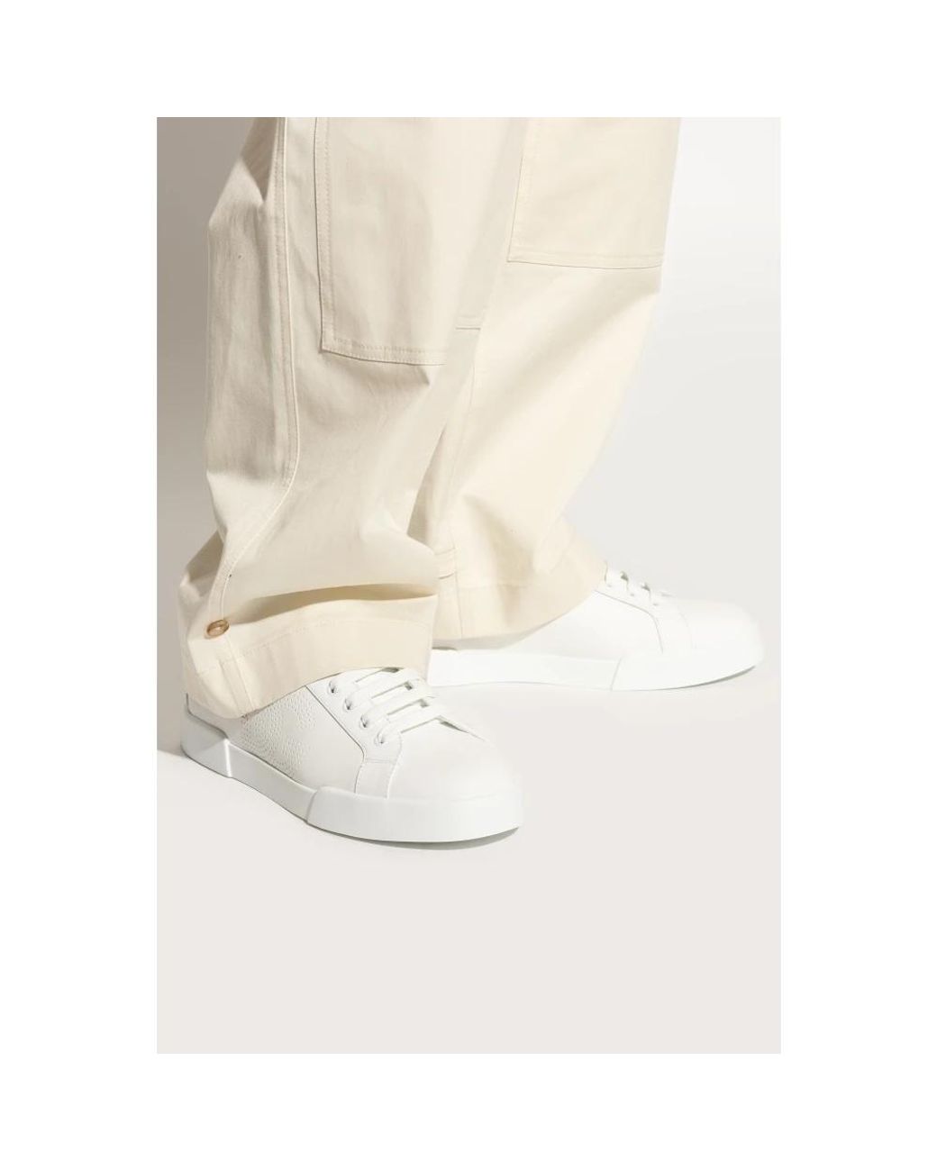 Dolce & Gabbana White Sneakers for men