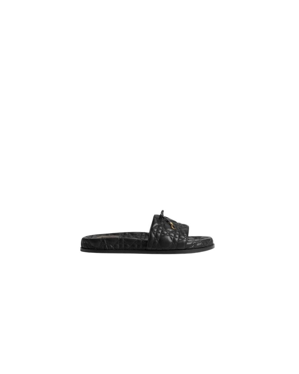 Dior Black Sliders