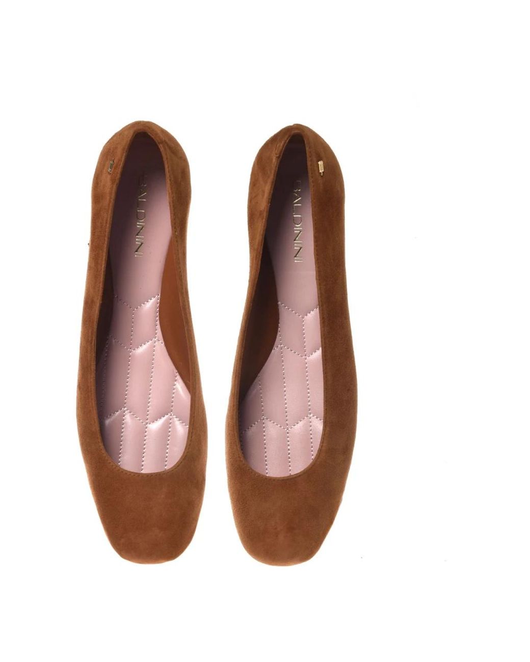 Baldinini Brown Ballerina Shoes